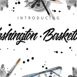Washington Basketball Font - Fonte Grátis Washington Basketball Font