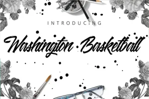 Washington Basketball Font