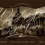 Washington Signature Font