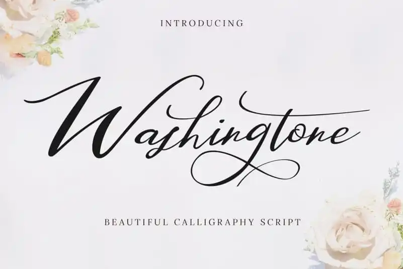 Washingtone Calligraphy Font
