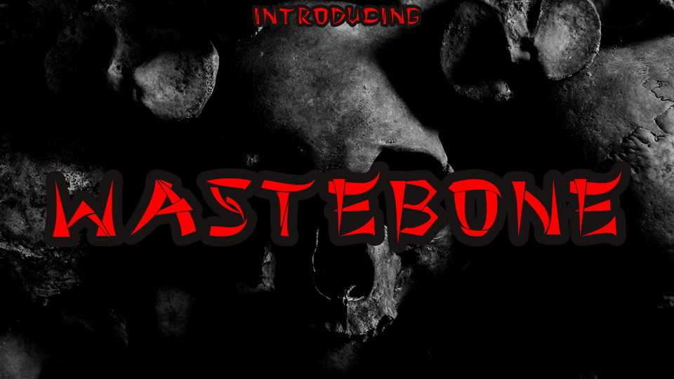 Wastebone Gothic Font › Fontesk