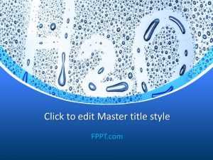 Water H2O PowerPoint Template