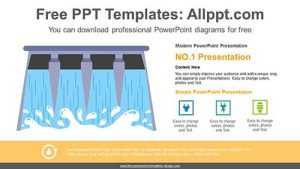 Water Power Energy PowerPoint Diagram