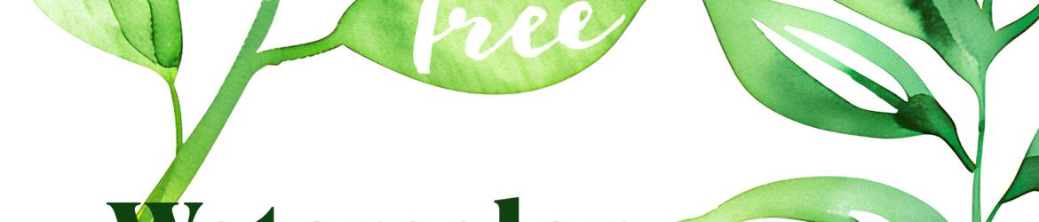 Watercolor Botanical Leaves PNG Clipart