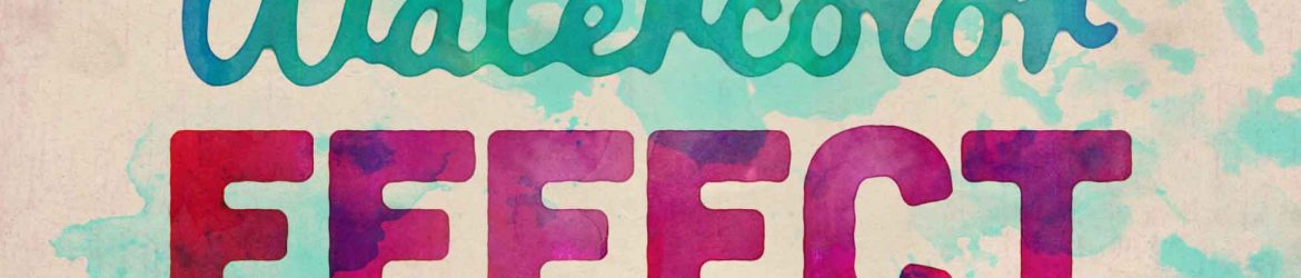 Watercolor Text Effect in Photoshop