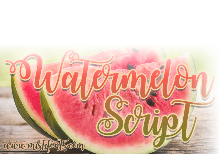 Watermelon Script Font