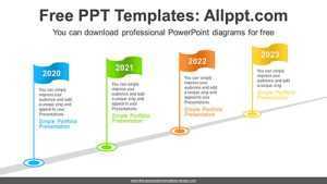 Waving Flags PowerPoint Diagram Template