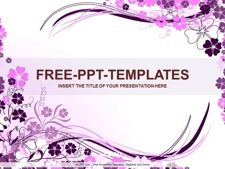 Wavy-Purple-Floral-PPT-Design