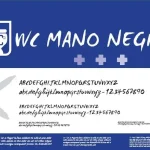 WC Mano Negra Brush Font