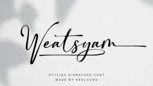 Weatsyam Font › Fontesk