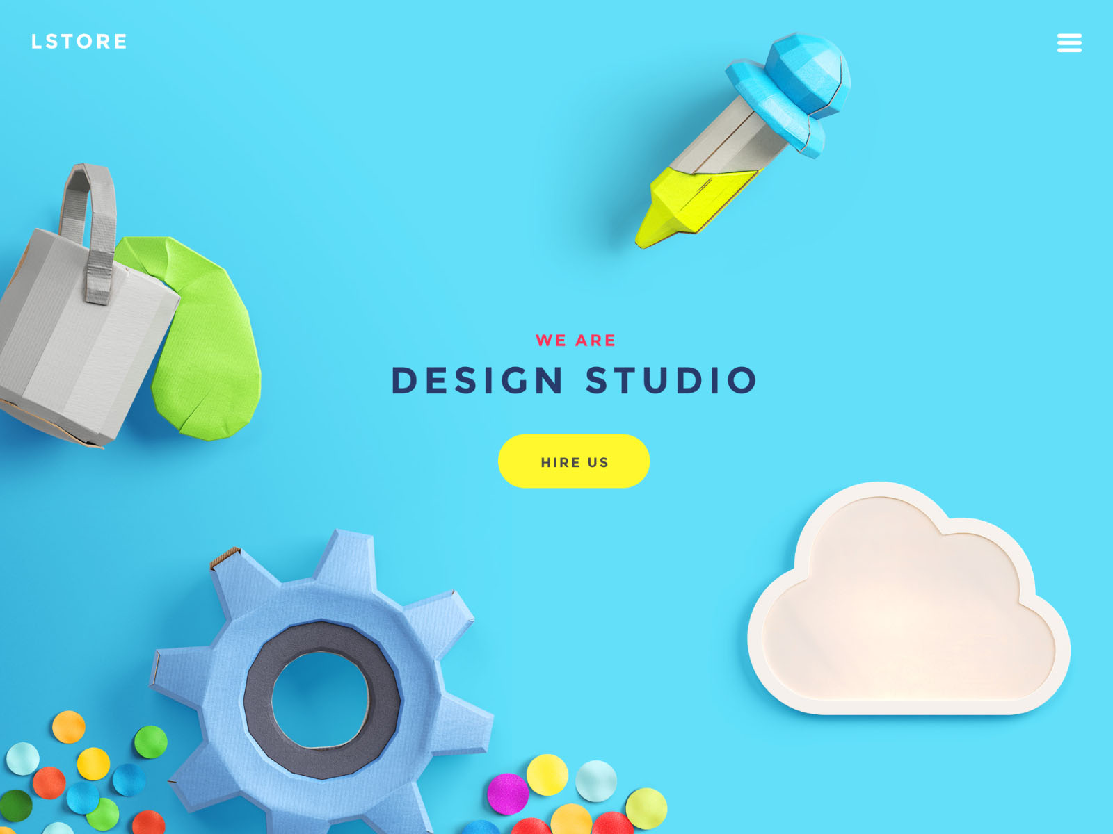 Website Header Creator Mockup