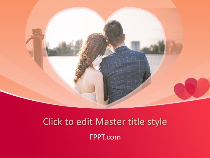 Wedding Couple PowerPoint Template