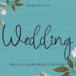 Wedding Cursive Handwritten Font