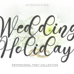 Wedding Holiday Font