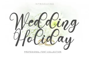 Wedding Holiday Font