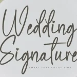 Wedding Signature Script Font