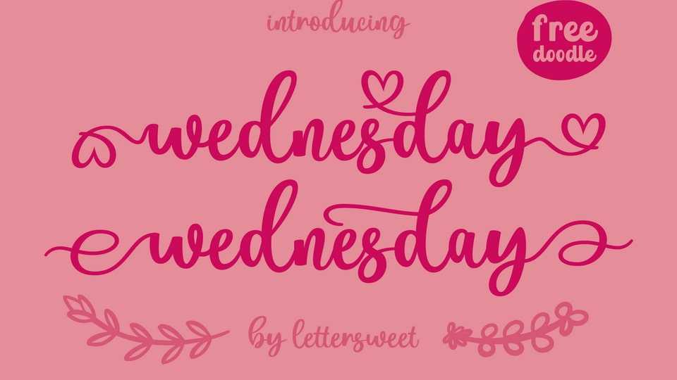 Wednesday Font › Fontesk
