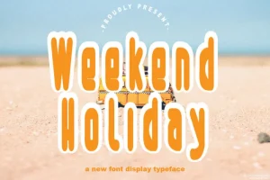 Weekend Holiday Font