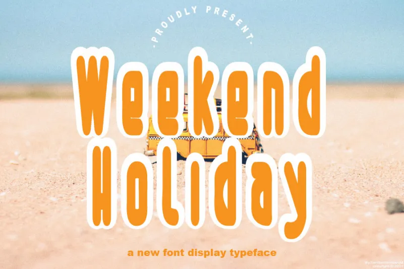 Weekend Holiday Font