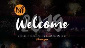 Welcome 2019 Font › Fontesk