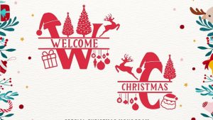 Welcome Christmas Monogram › Fontesk