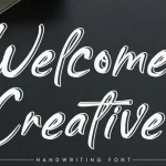 Welcome Creative Script Font