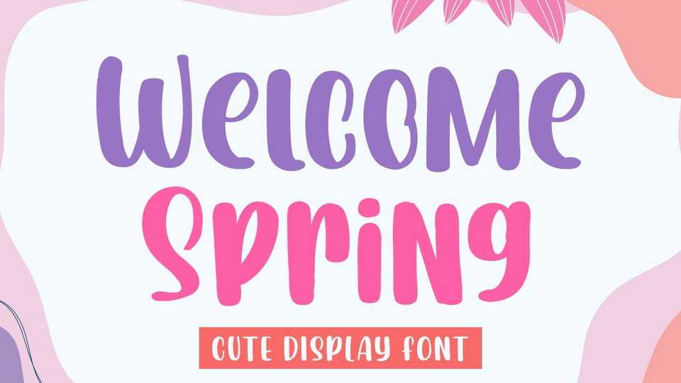 Welcome Spring Font › Fontesk