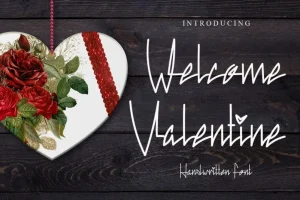 Welcome Valentine Script Font