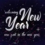 Welcoming New Year Script Font