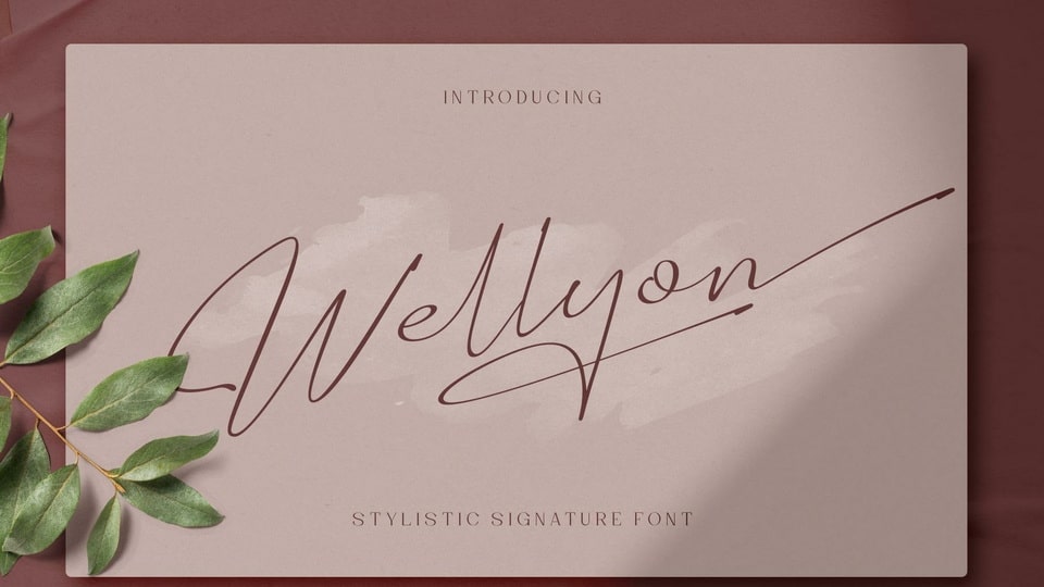 Wellyon Font › Fontesk
