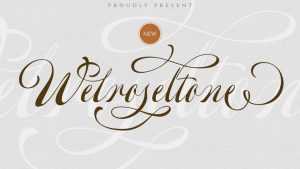 Welroseltone Script Font › Fontesk