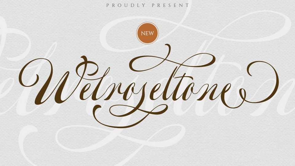 Welroseltone Script Font › Fontesk