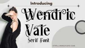 Wendric Vale Font › Fontesk