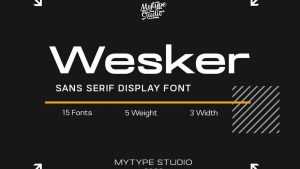 Wesker Font › Fontesk