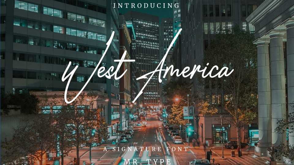 West America Font › Fontesk