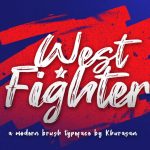 West Fighter Font › Fontesk