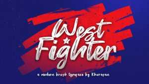 West Fighter Font › Fontesk