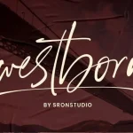 Westborn - Signature Font
