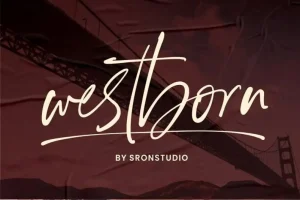 Westborn - Signature Font