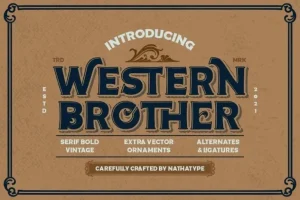 Western Brother Font