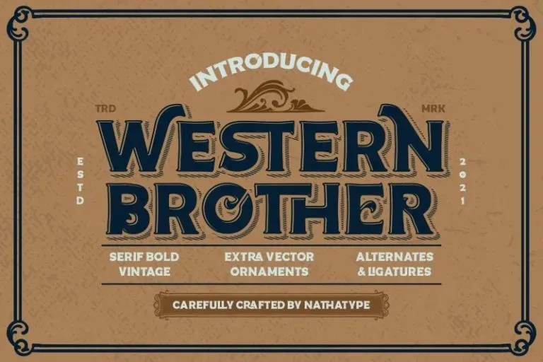 Western Brother Font