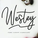Westey Handwritten Font