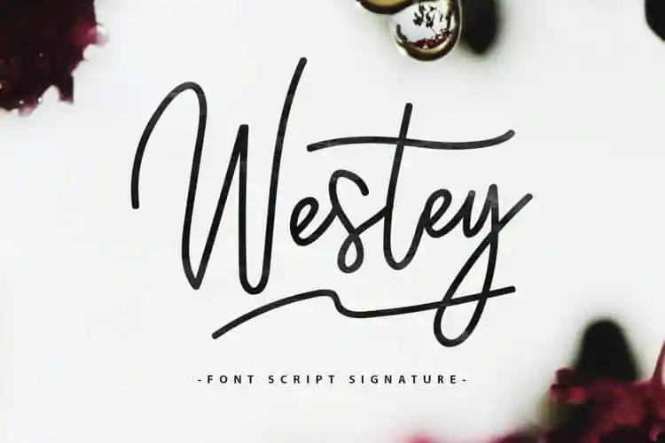 Westey Handwritten Font
