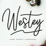 Westey Signature Font