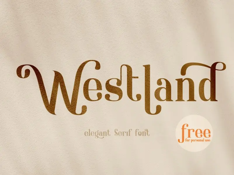 Westland Serif Font