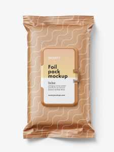 Wet wipes bag / kraft paper