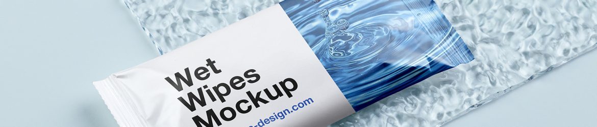 Wet wipes mockup