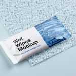 Wet wipes mockup