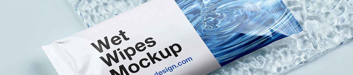 Wet Wipes Mockup (PSD)