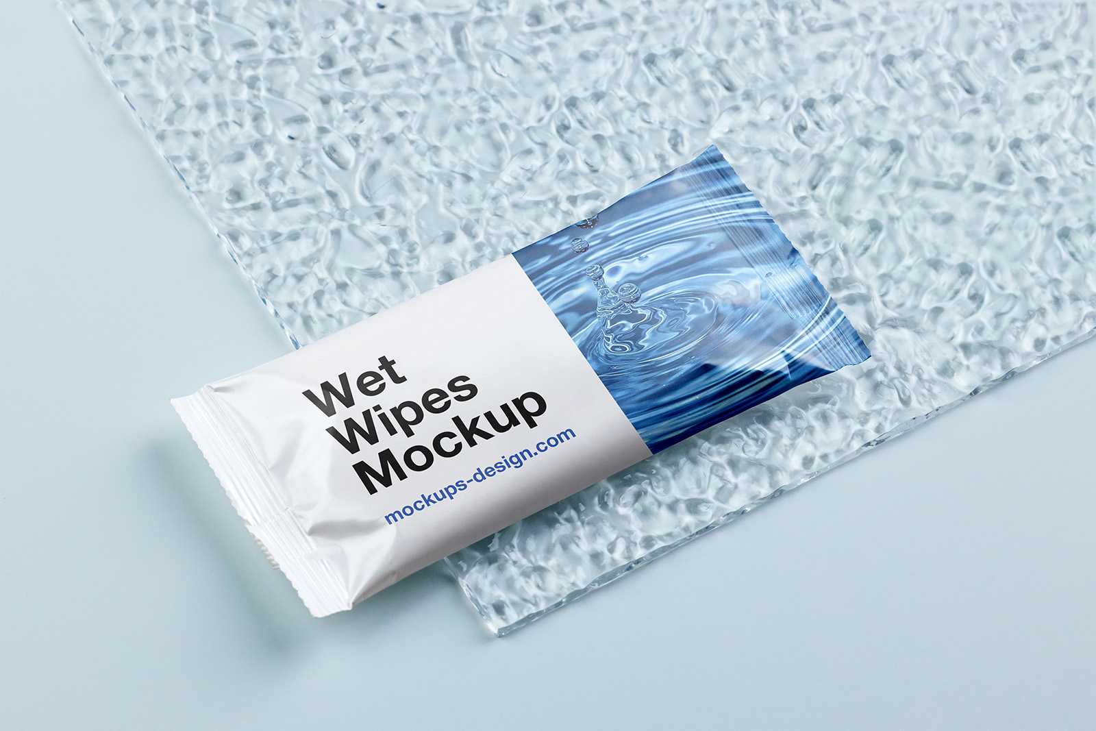 Wet wipes mockup